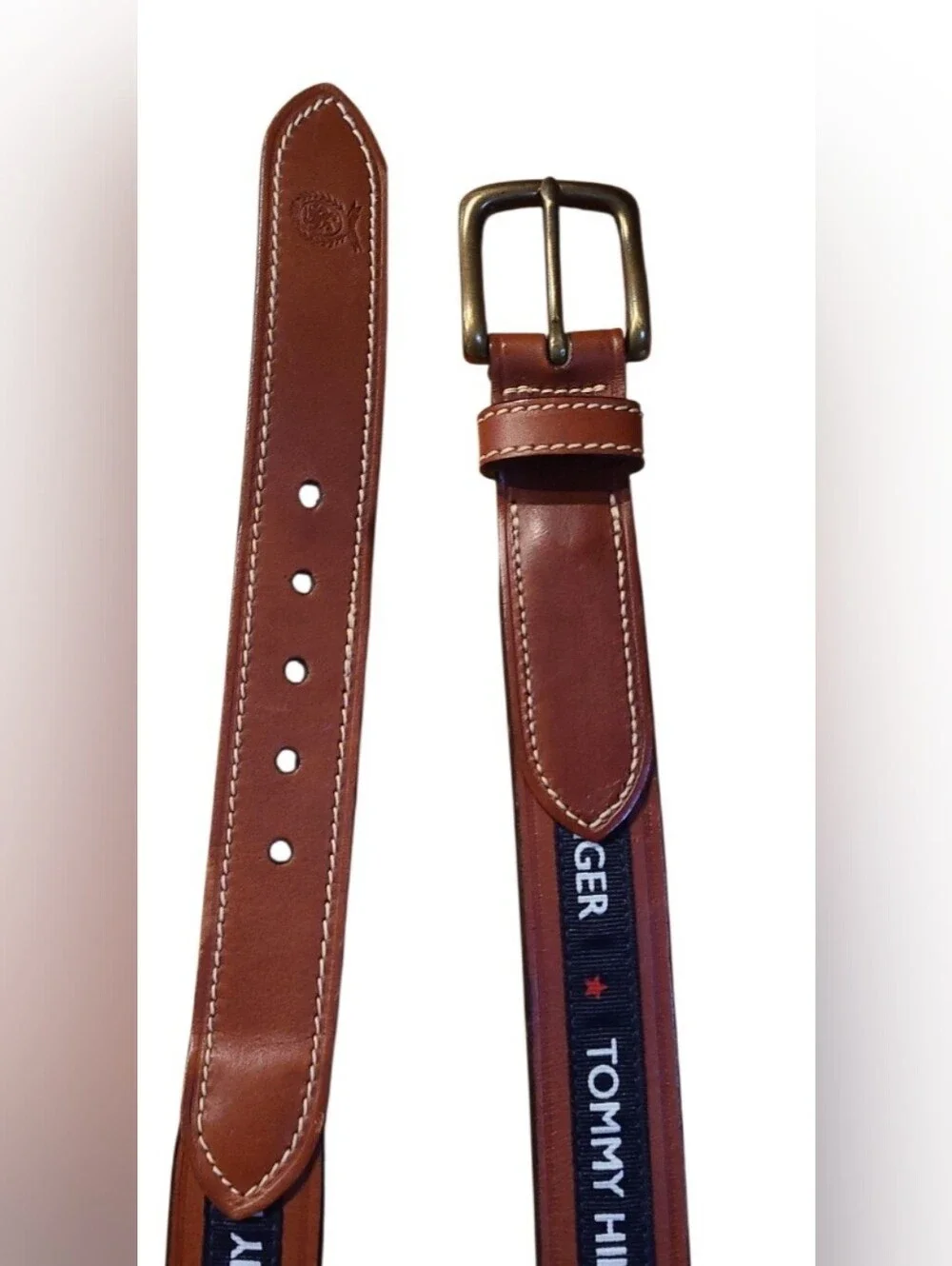 Tommy Hilfiger Leather Inlay Belt